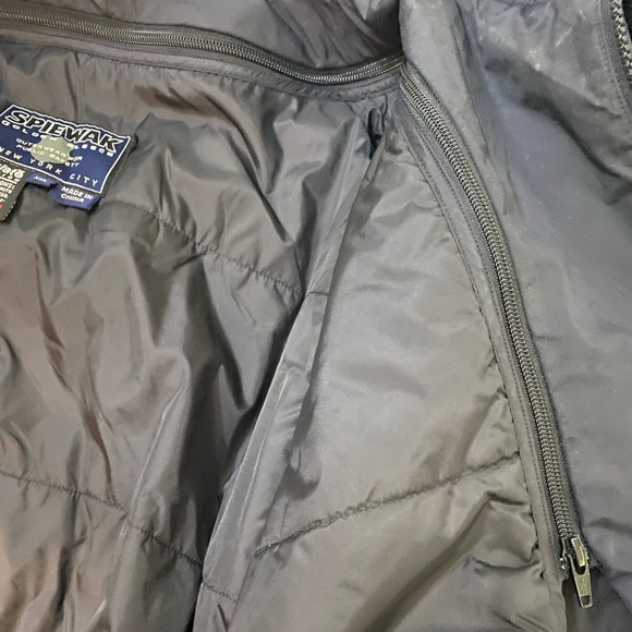 SPIEWAK Golden Fleece Black Zip-out Thinsulate Lined Pile Collar Duty Jacket XXL - Picture 7 of 11